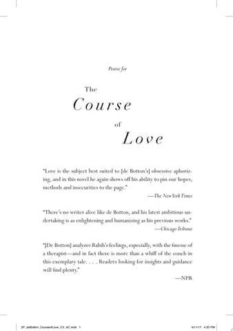 The Course of Love A Novel