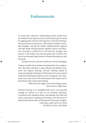 Powerful Teaching Unleash the Science of Learning