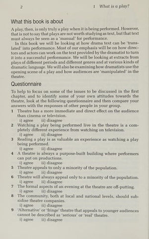 From Page to Performance A Study Book for Drama