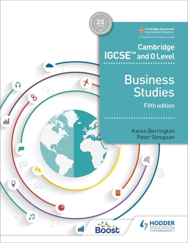 Cambridge IGCSE and O Level Business Studies 5th Edition Hodder Education Group