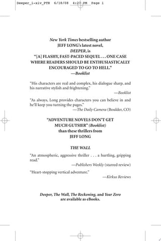 Deeper A Novel