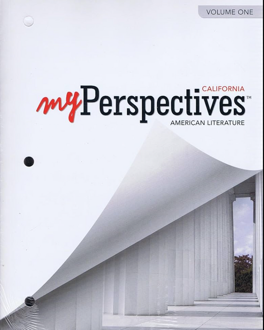 My perspectives 2022 Consumable Student Edition Volume 1 Grade 11